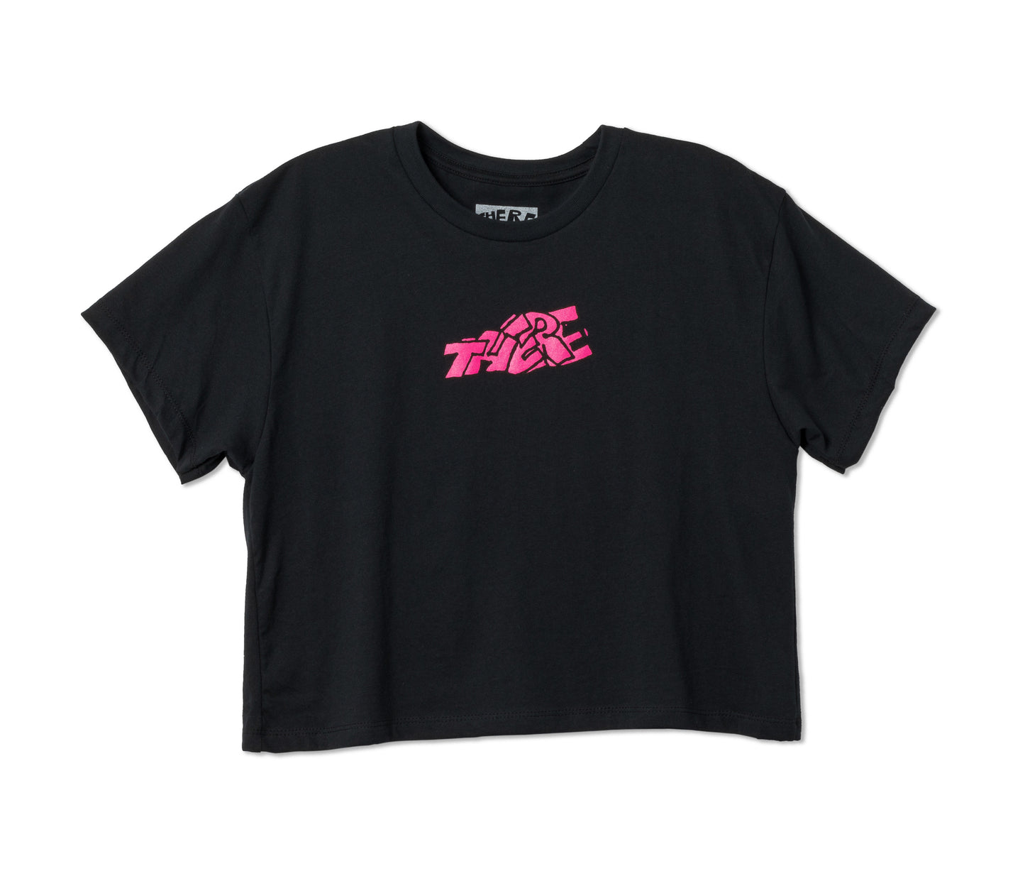 "Blocky" There Crop Tee